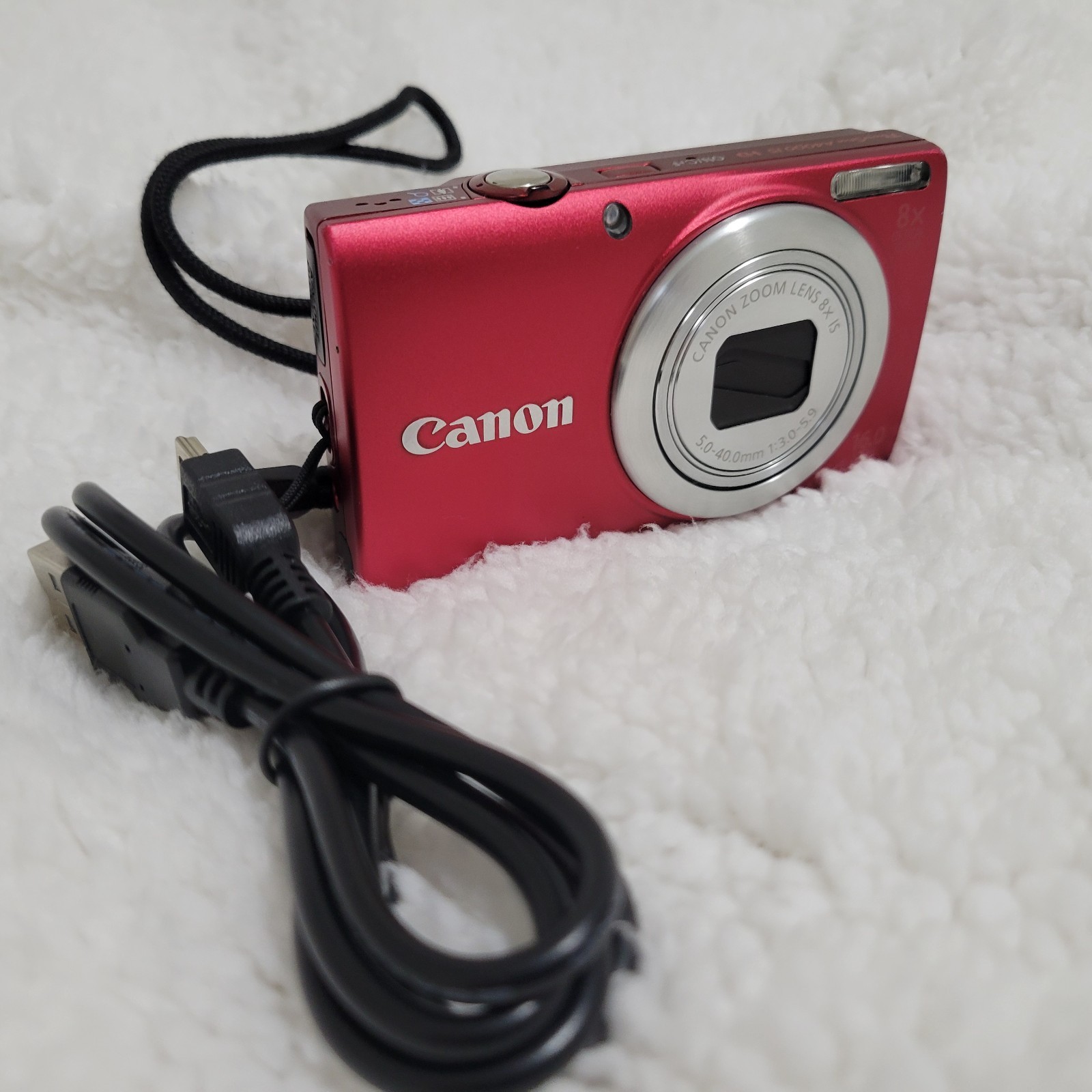 Parts Only -Canon Powershot A4000 - Powers on but lens error (No battery)