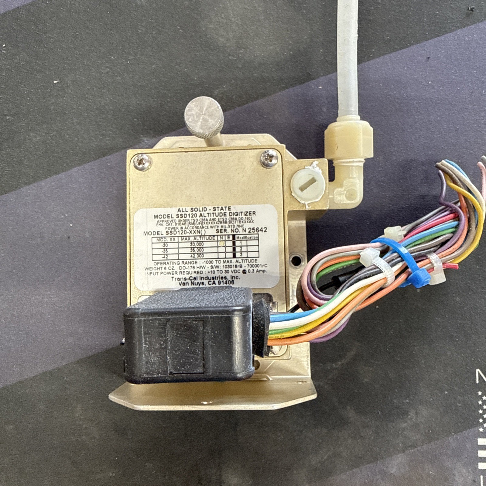 Trans-Cal SSD120 Altitude Digitizer P/N SSD120-XXN