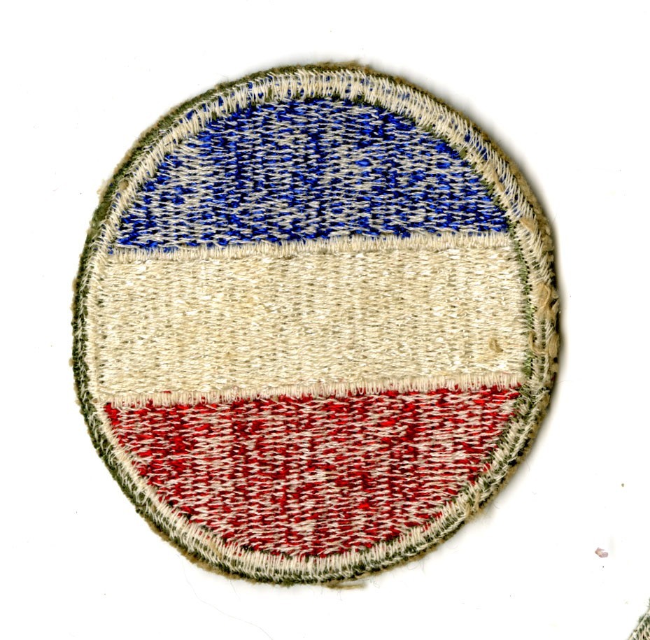 Army Ground Forces White Back Patch WWII Original