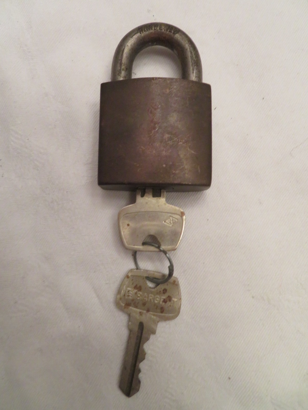 Vintage SARGENT Padlock with 2 Keys