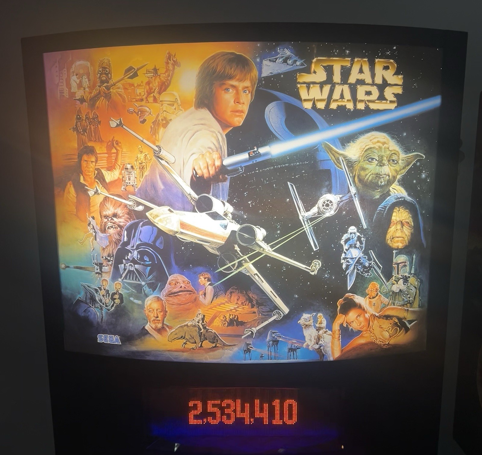SEGA STAR WARS TRILOGY PINBALL MACHINE LEDs