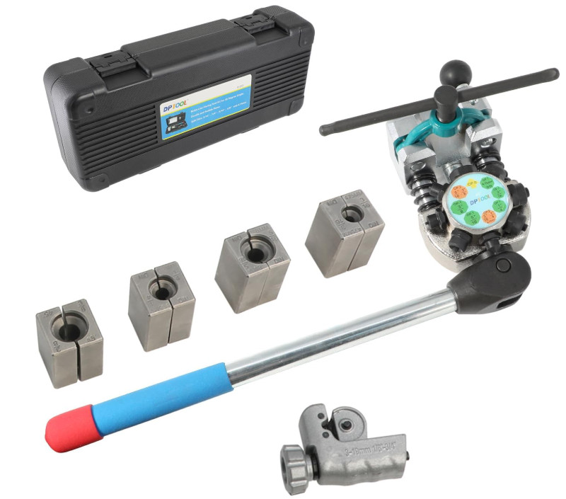 Kit Abocardador para Tubos de Freno 45° Simple Doble y Burbuja 3/16-3/8