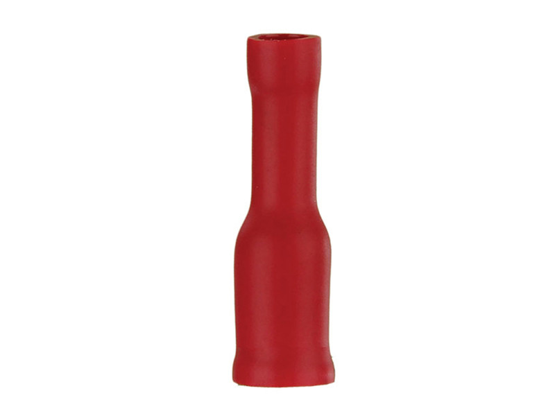 INSTALLBAY RVFB Red Vinyl Female Bullet Connector 22-18 Gauge .156
