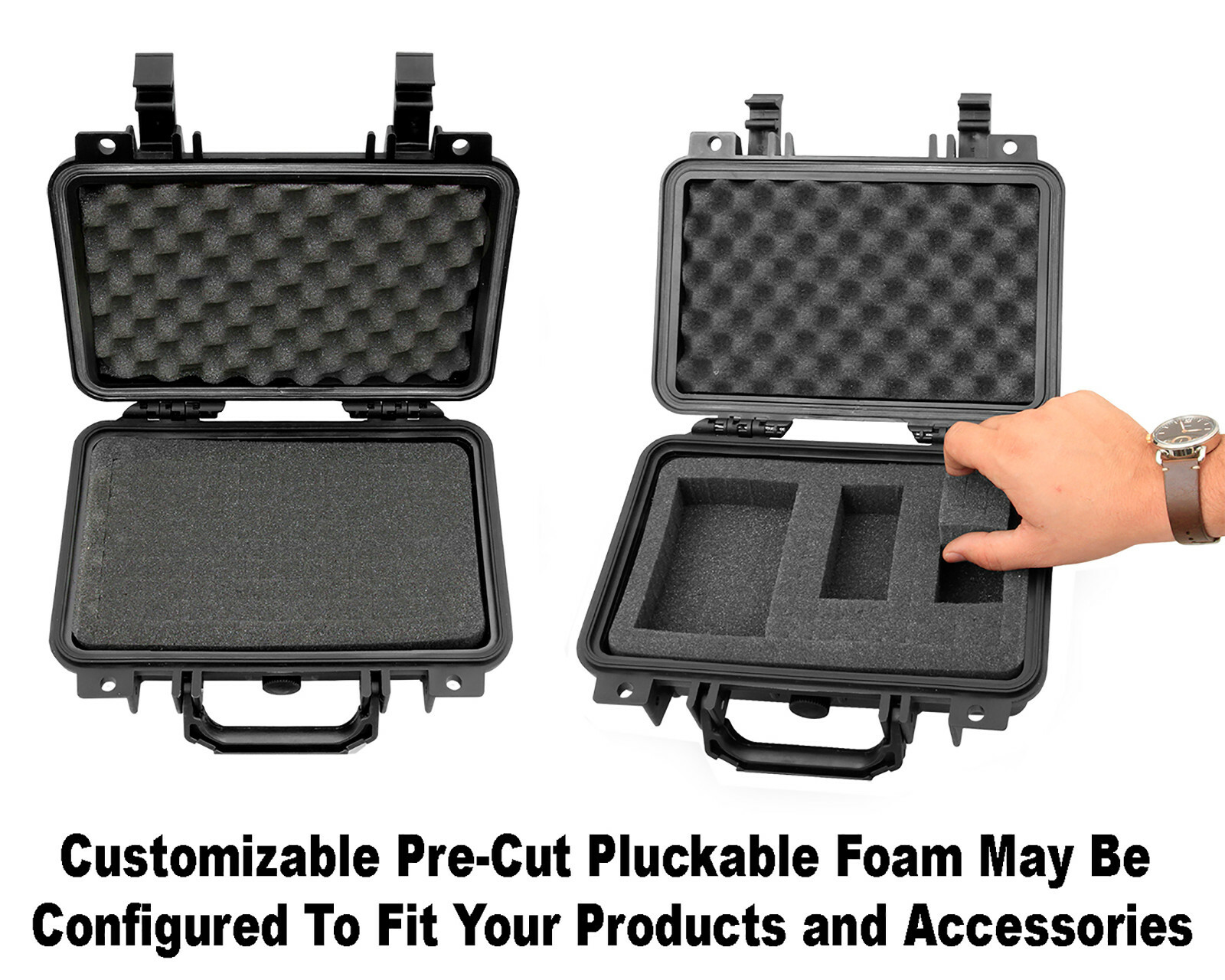 CASEMATIX Hard Shell TourBox Controller Case in Waterproof Exterior, Case Only
