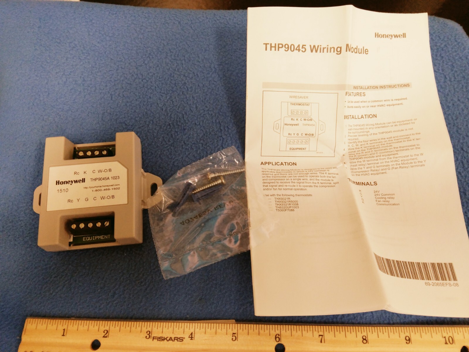 Honeywell THP9045A1023 Wiresaver Wiring Module for Thermostat - New