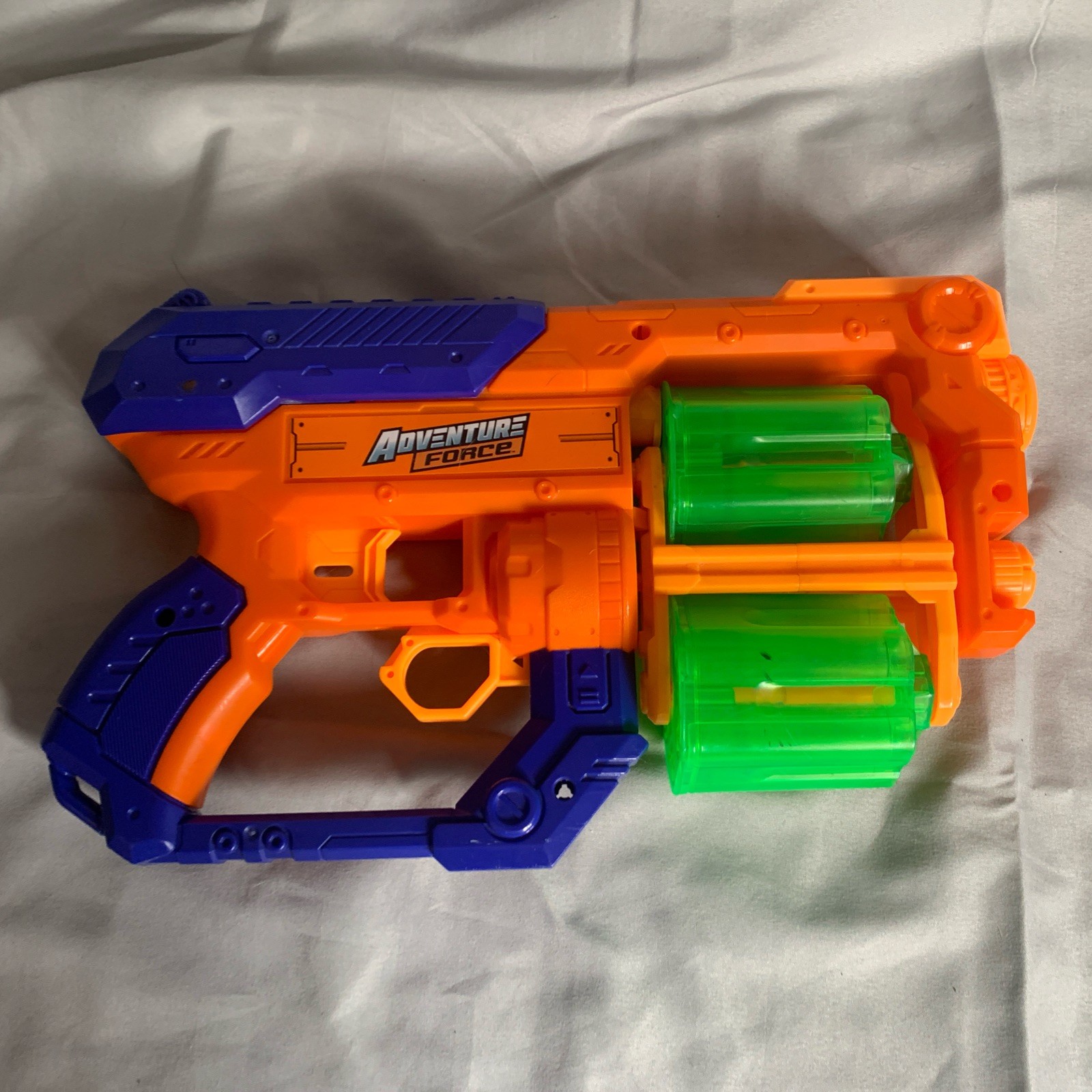 Adventure Force Hyperspin Rotating Drum Blaster TESTED & WORKING No Darts