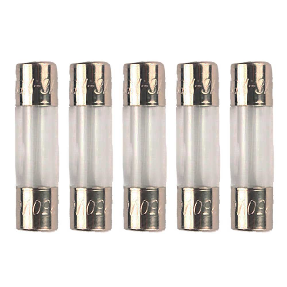 3 Amp AGX Fast Acting Glass Fuses - Set of 5