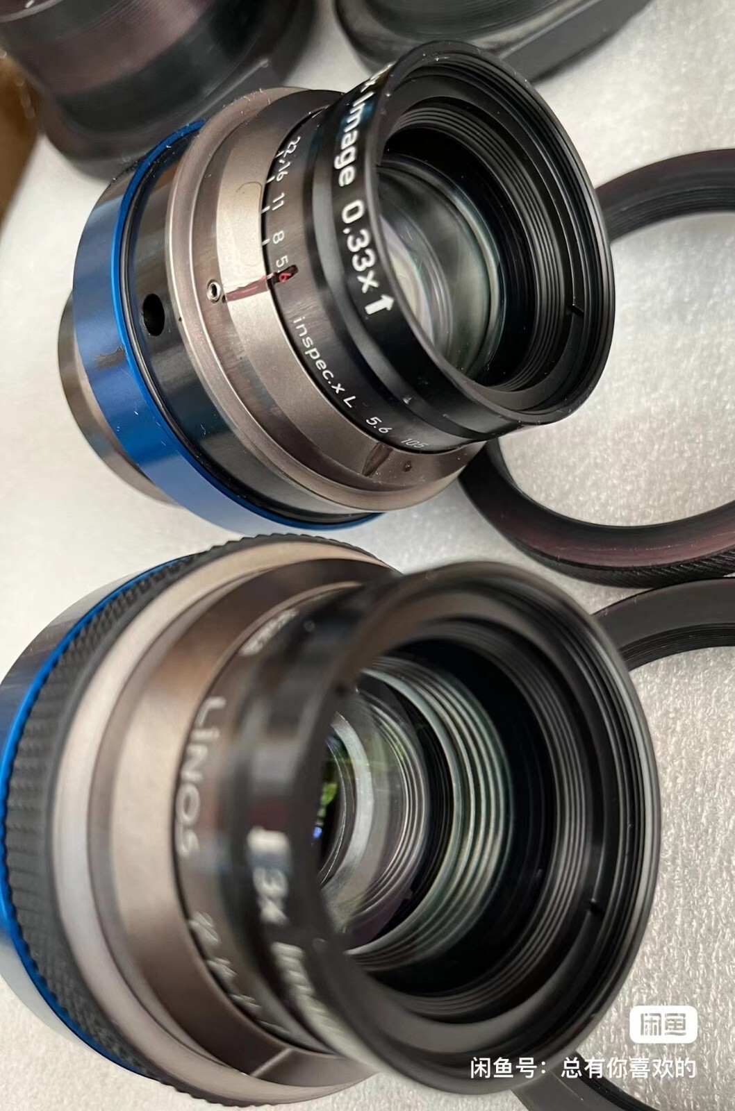 USED INSPEC XL 5.6 105 industrial lens (DHL or Fedex)