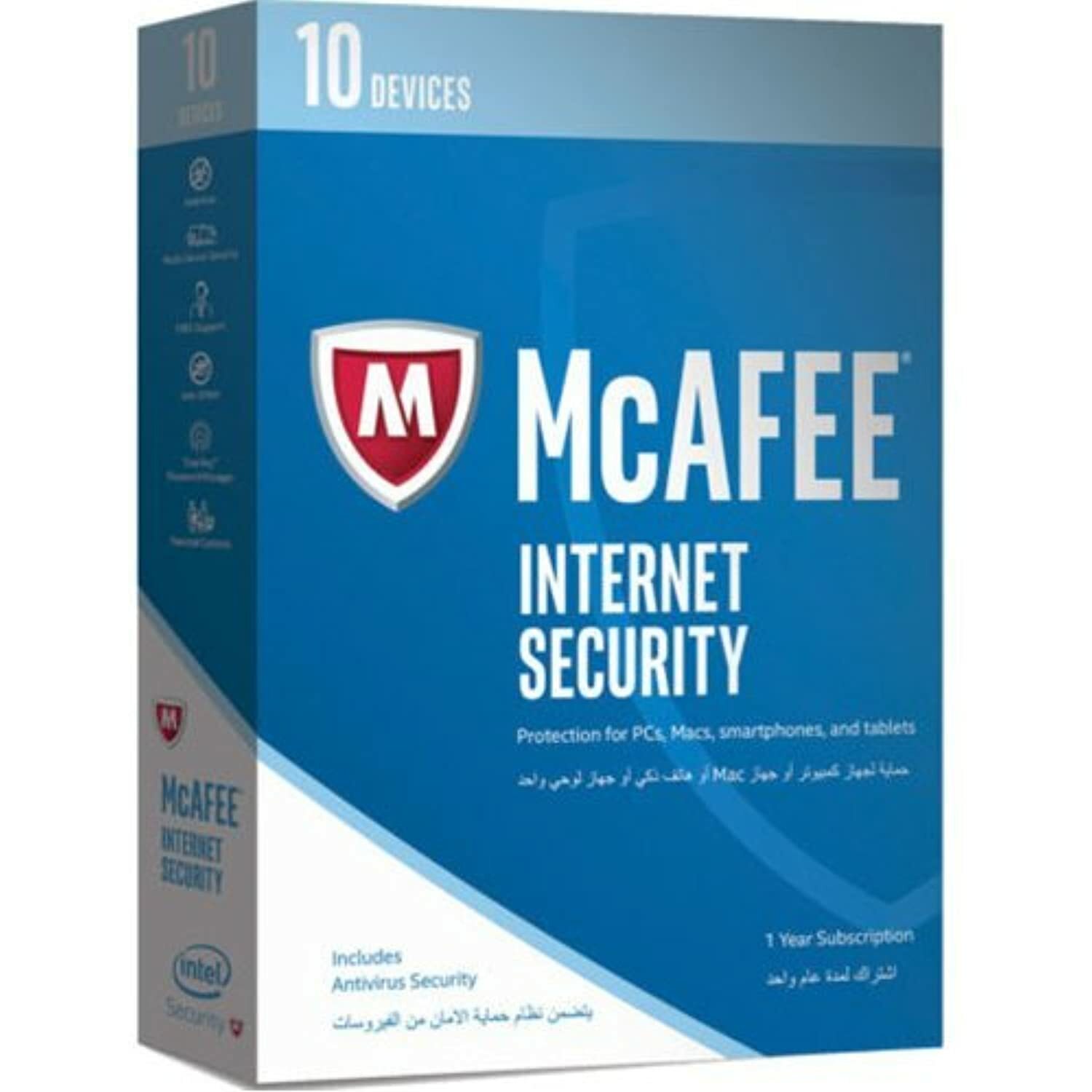 McAfee MIS17ETGORAA 2017 Total Protection, 10 Devices