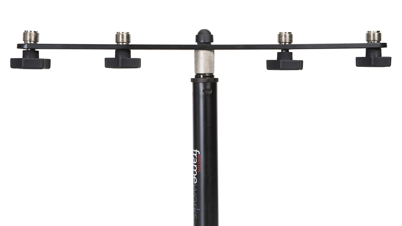 Gator Frameworks 1-to-4 Mic Mount Bar with Standard 5/8-Inch Thread Suitable ...