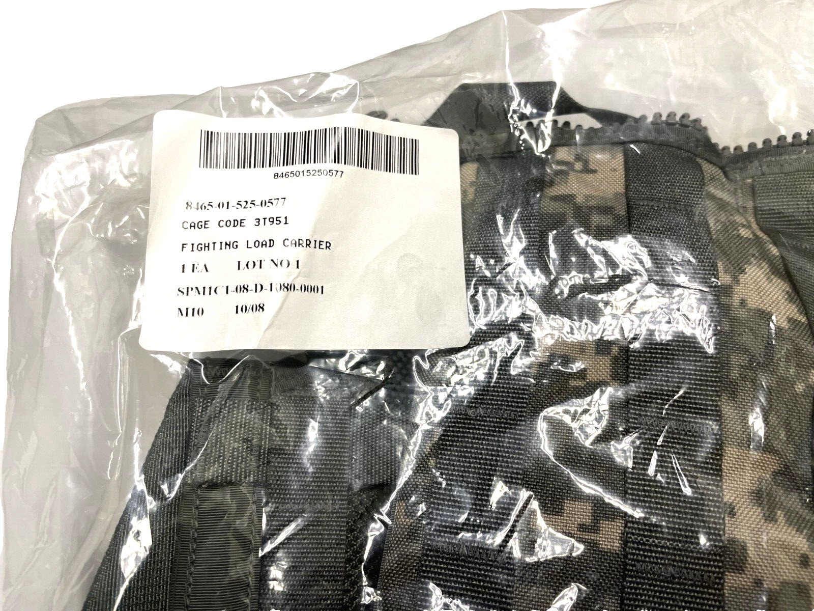 NEW USGI Military ACU FLC Fighting Load Carrier LBV Tactical Hunting Vest Camo