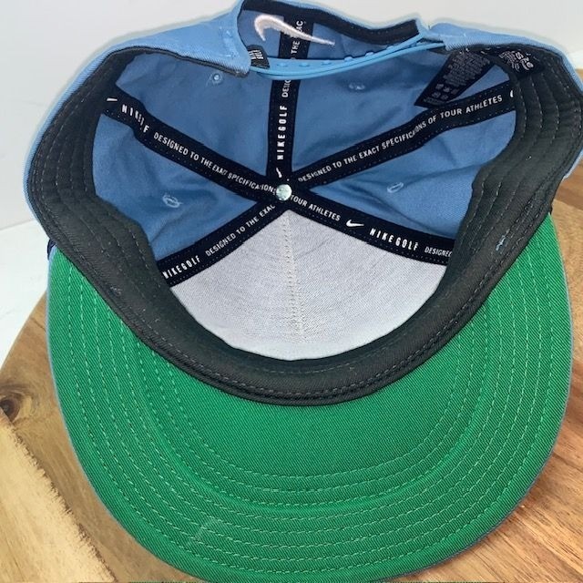 Nike Golf True Retro72 Performance Snapback Hat Light Blue Unisex
