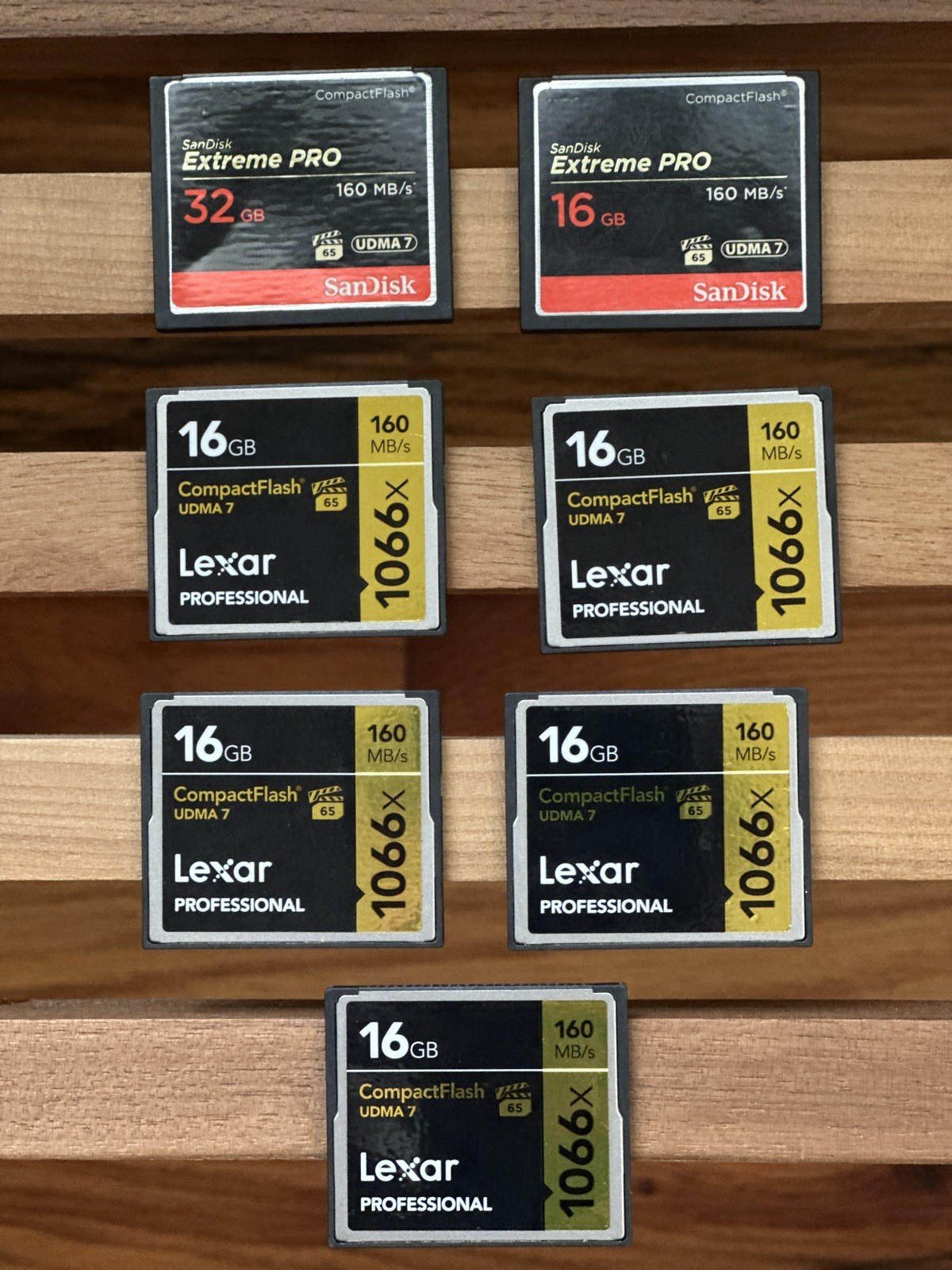 Lot of CF Cards Pro