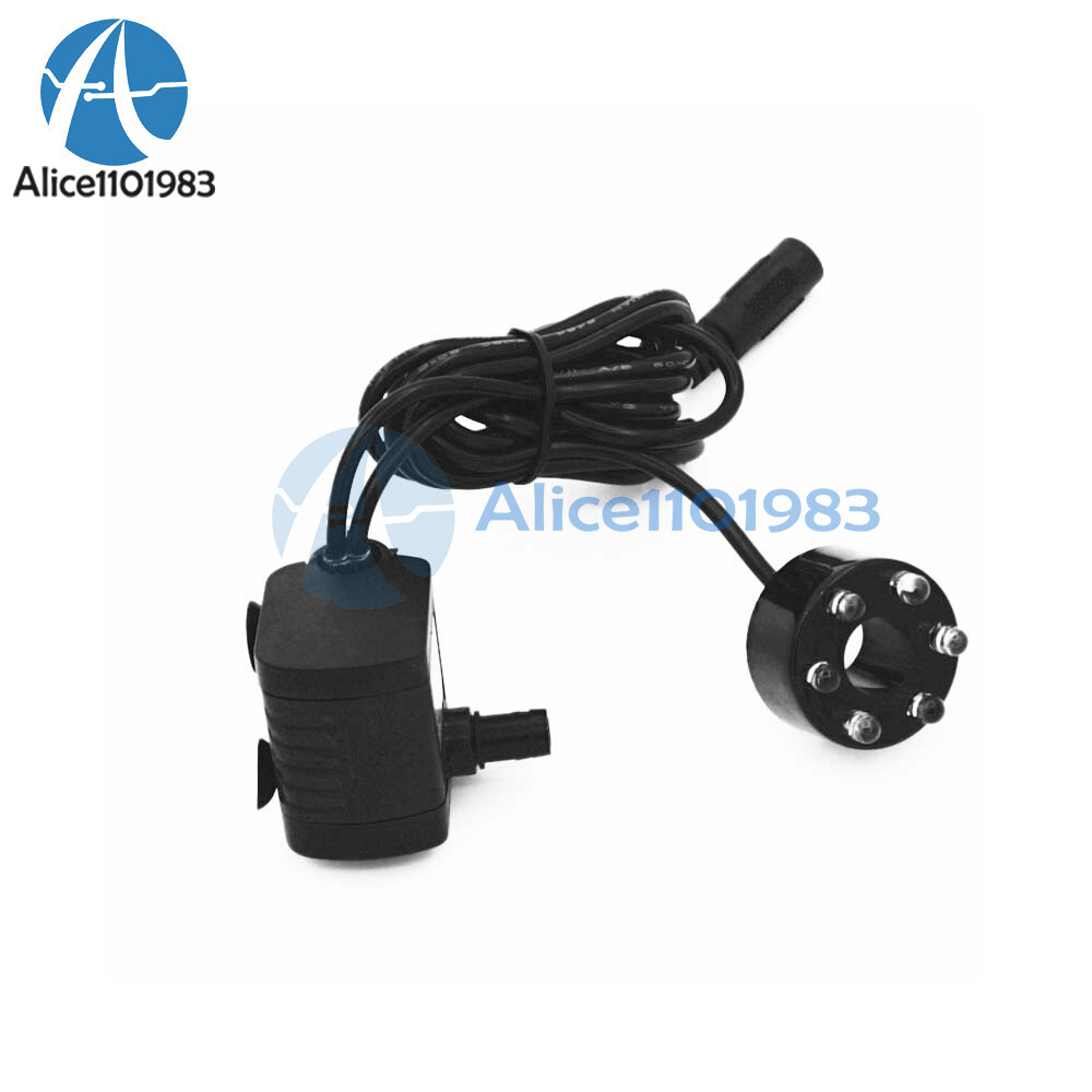 Water Fountain Super Silent Submersible Solar Pump USB Pump Fish Tank Aquarium