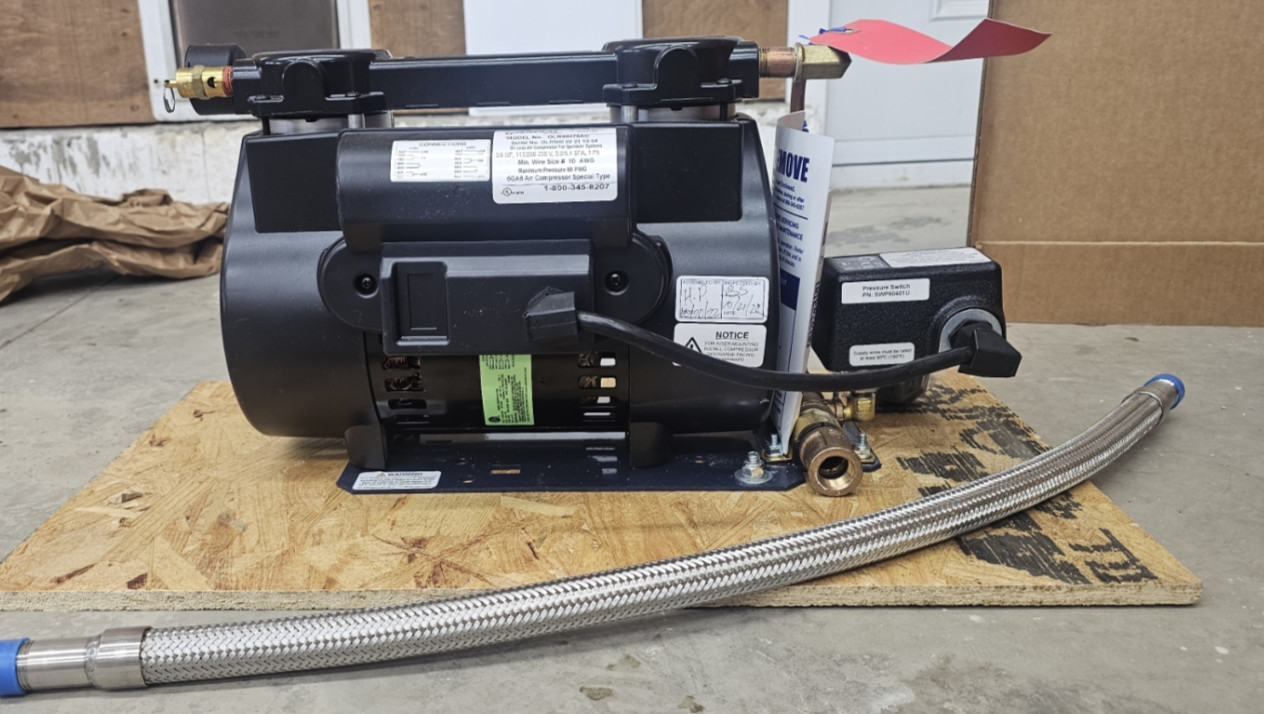 general air olr43075ac 3/4hp 500g ol riser mtd c compressor