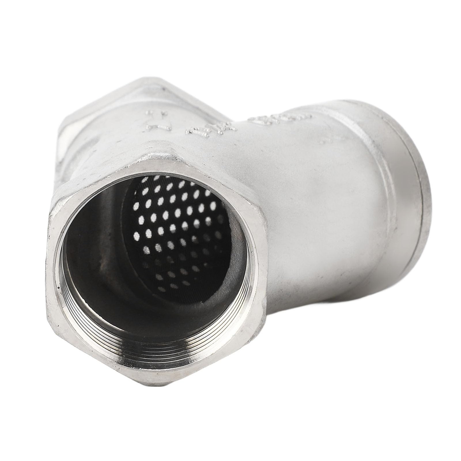 Strainer Filter Valve, 1-1/4 Inch DN32 Female Thread Y Shaped Mesh Filter Val...