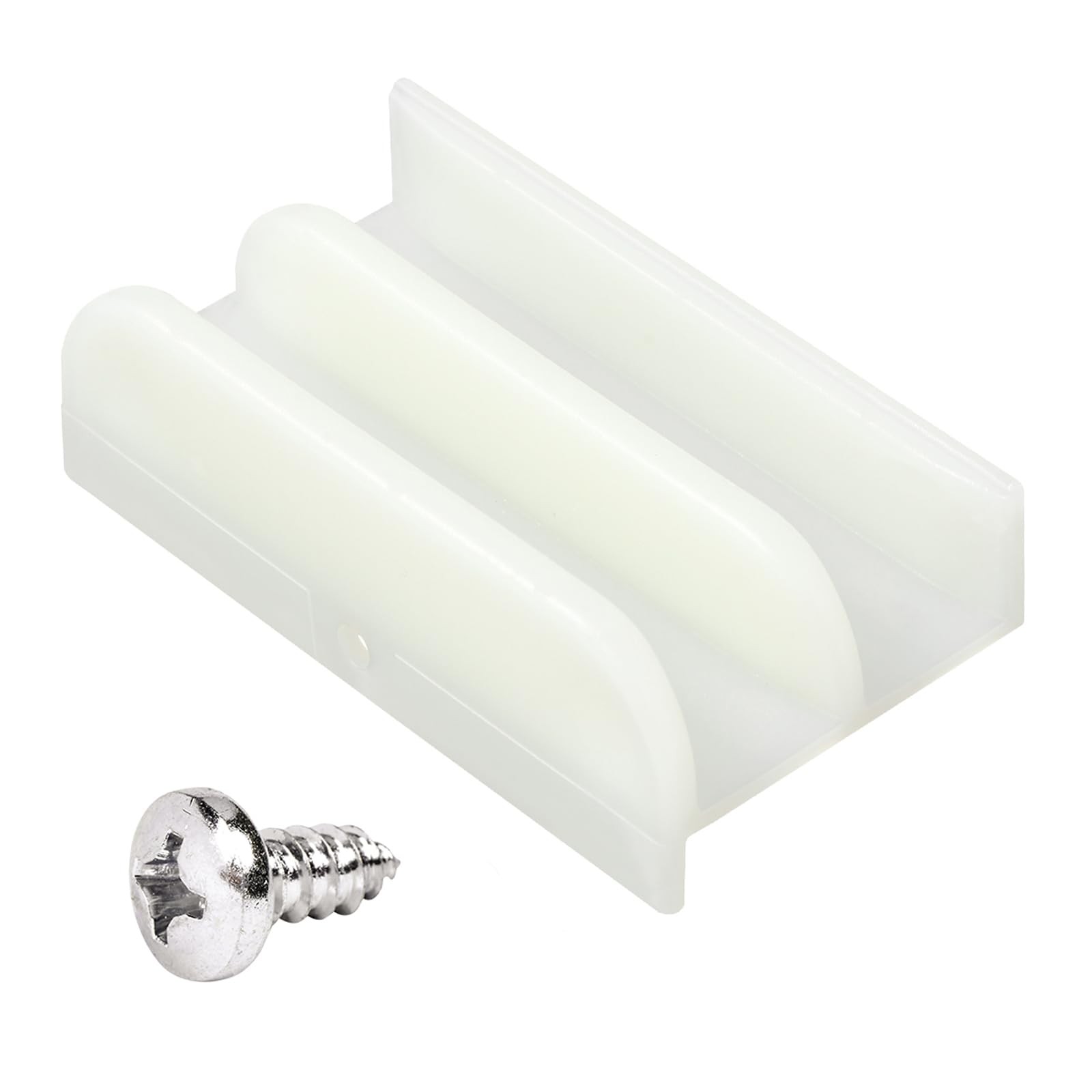 M6219 Sliding Shower Door Bottom Track (Top-Hung Track), White