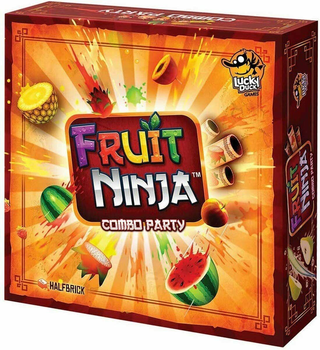 Fruit Ninja: Combo Party Board Game [Lucky Duck Action Cards 3-6 Players] NEW