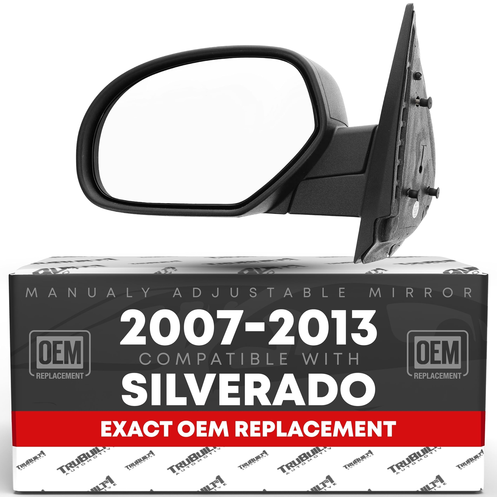 Driver Side Mirror Replacement for 07-13 Chevy Silverado, GMC Sierra 1500 250...