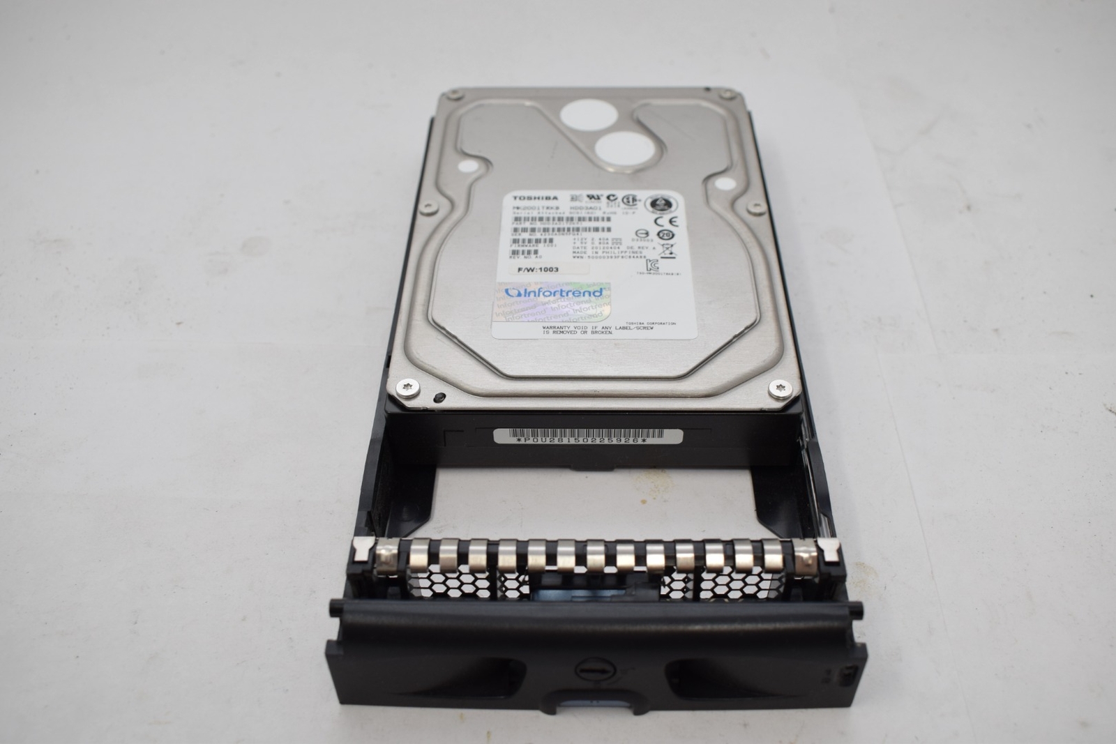 Toshiba 2TB 3.5'' SAS 6Gb/s Internal HDD 7200RPM MK2001TRKB Hard Drive HDD3A01TZ