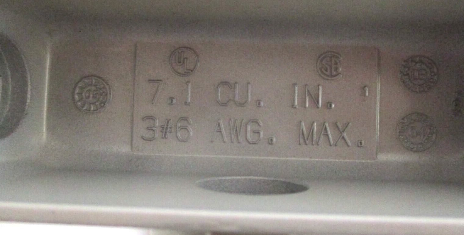 OZ GEDNEY , T-75 , 3/4" FNPT CONDUIT FITTING , SURPLUS