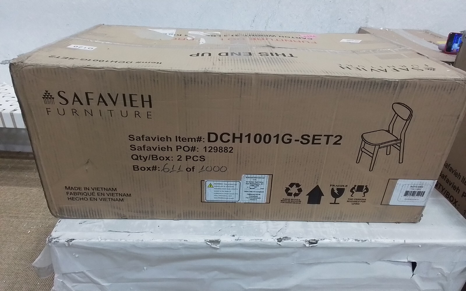 Safavieh LUCCA RETRO DINING CHAIR, Reduced Price 2172734565 DCH1001G-SET2