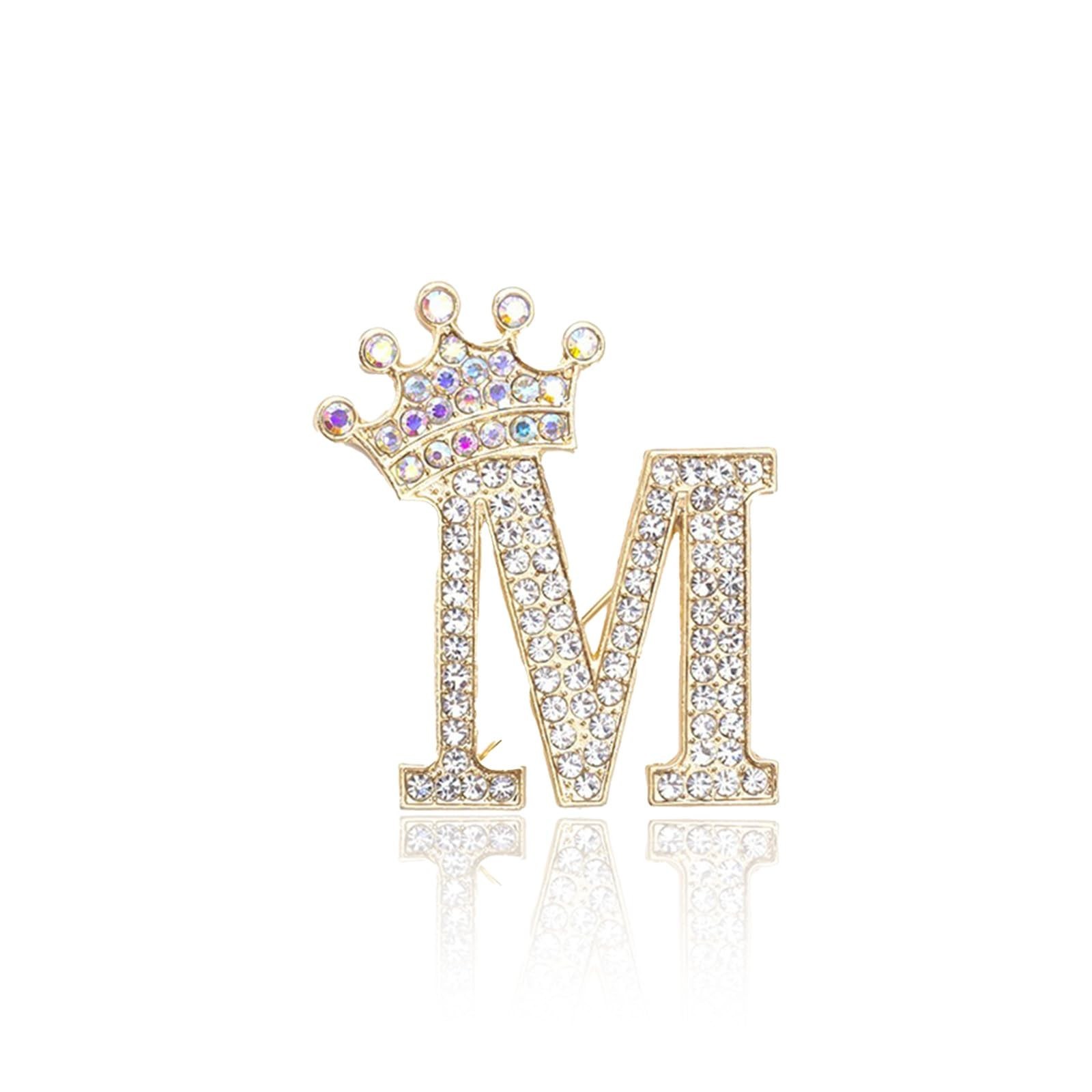 Letter Brooch Pins for Women Initial Brooch and Pins for Women Gold Brooch Pi...