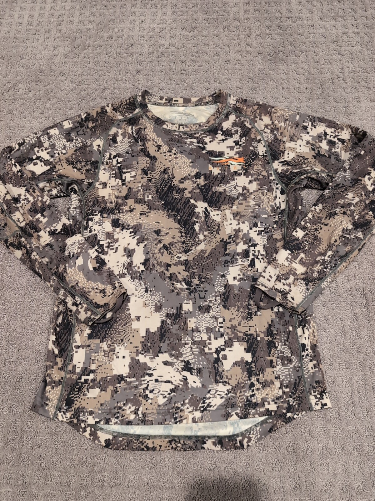 Sitka Core Lightweight Crew LS Medium Open Country Excellent!