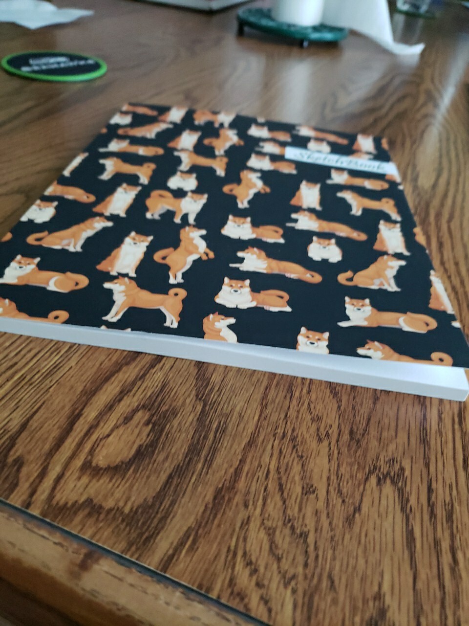 Sketchbook Dog Covered Notebook Front And Back 8.5 X 11 for Drawing New