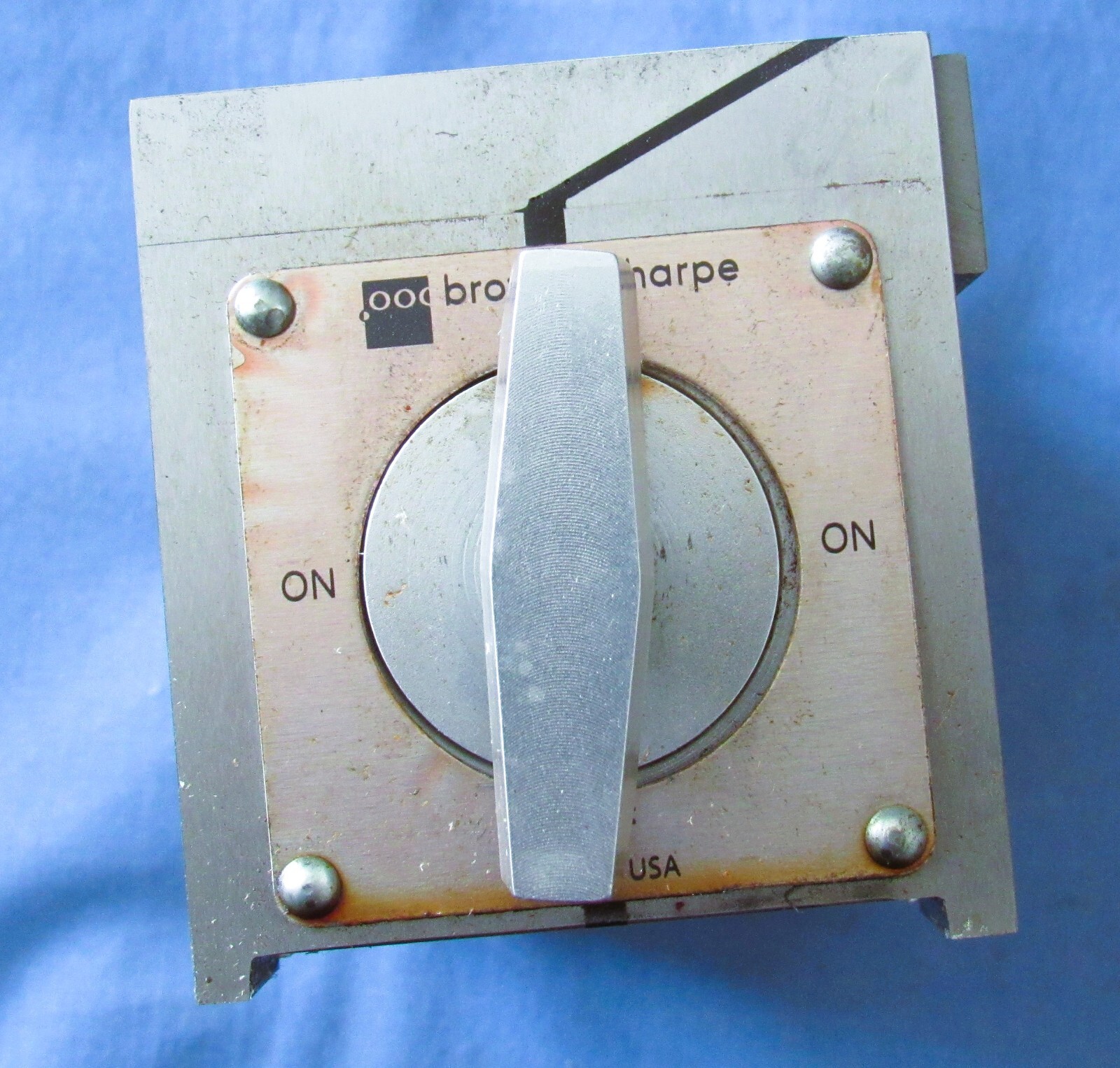 New Brown & SharpeFine Pole Rectangular Permanent Magnetic Block Chuck