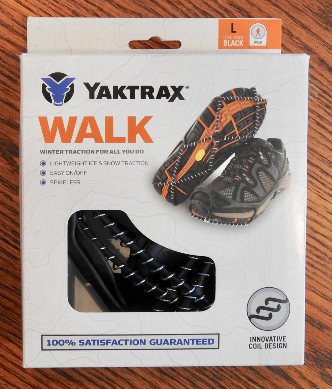 Yaktrax size Large (Mens US 11.5-13.5 / Womens 13-15) Snow Ice Traction Cleats
