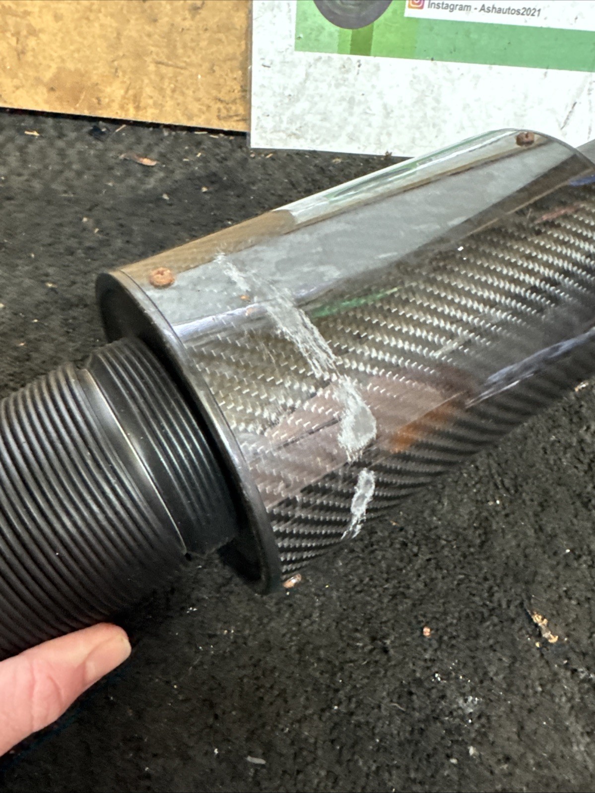 USED Carbon Fiber enclosed Induction Kit Universal Kit