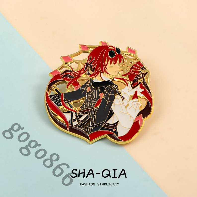 Badge Bag Pendant Honkai: Star Rail Kafka Emblem Harajuku Accessories Gifts