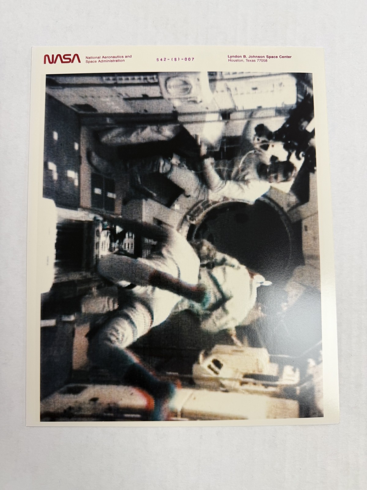 NASA STS-42 International Microgravity Laboratory Crew TV View Press Photo