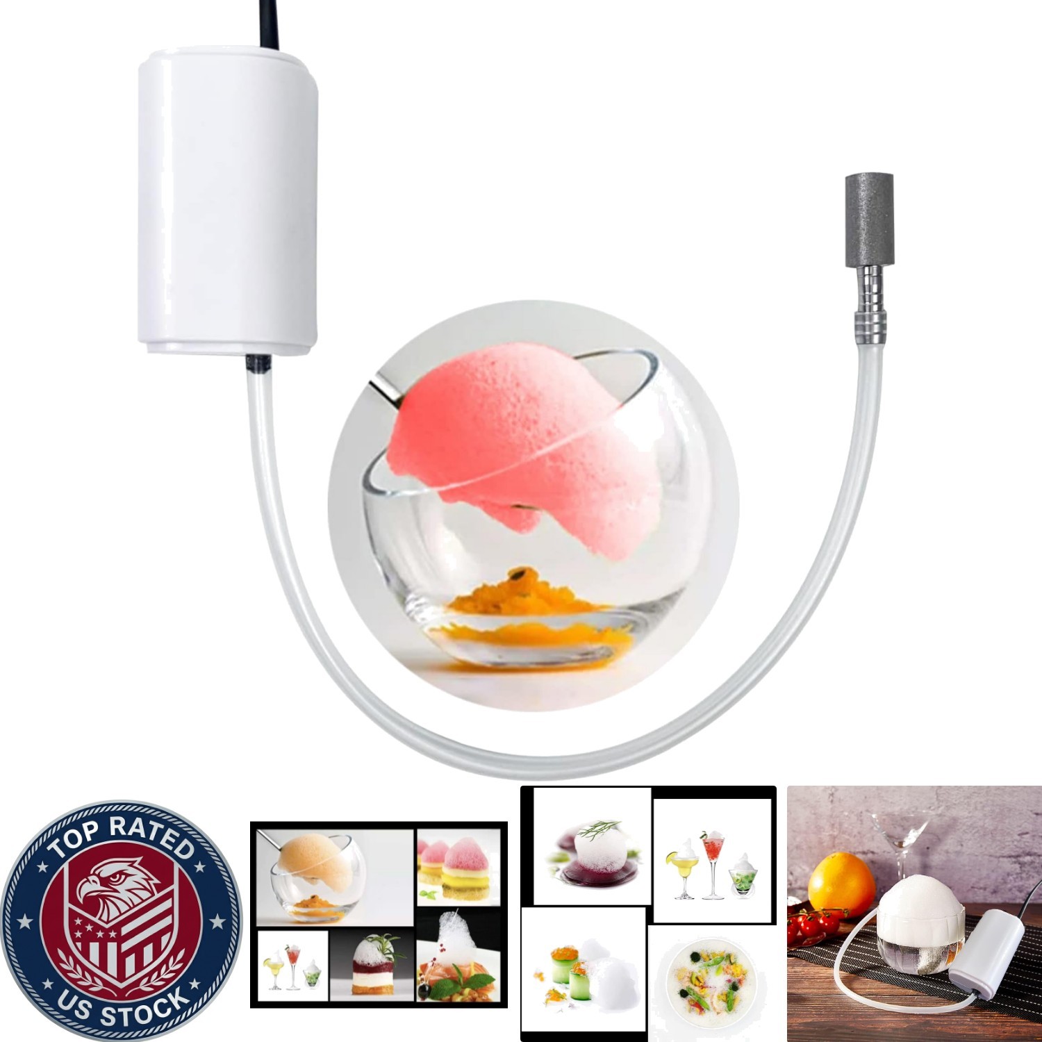 Creative Chef Foam Generator - Rapid, Elegant Foaming for Delectable Dishes