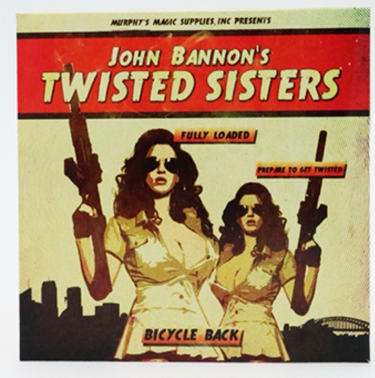Twisted Sisters 2.0 (Gimmicks and Online Instructions) Bicycle Back John Banyon