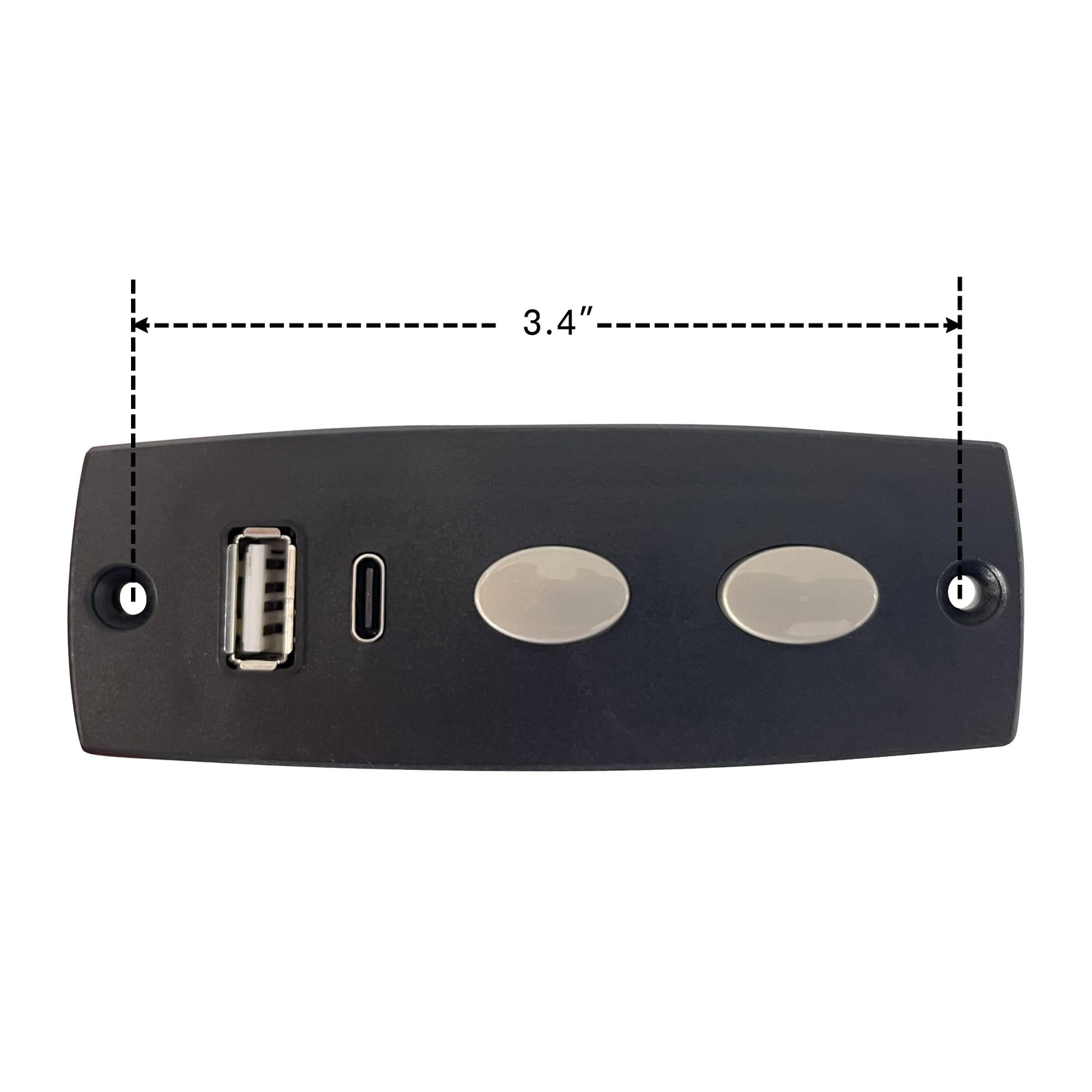 2 Button 5 Pin Switch Hand Control with USB Type A and C Port for Electric So...