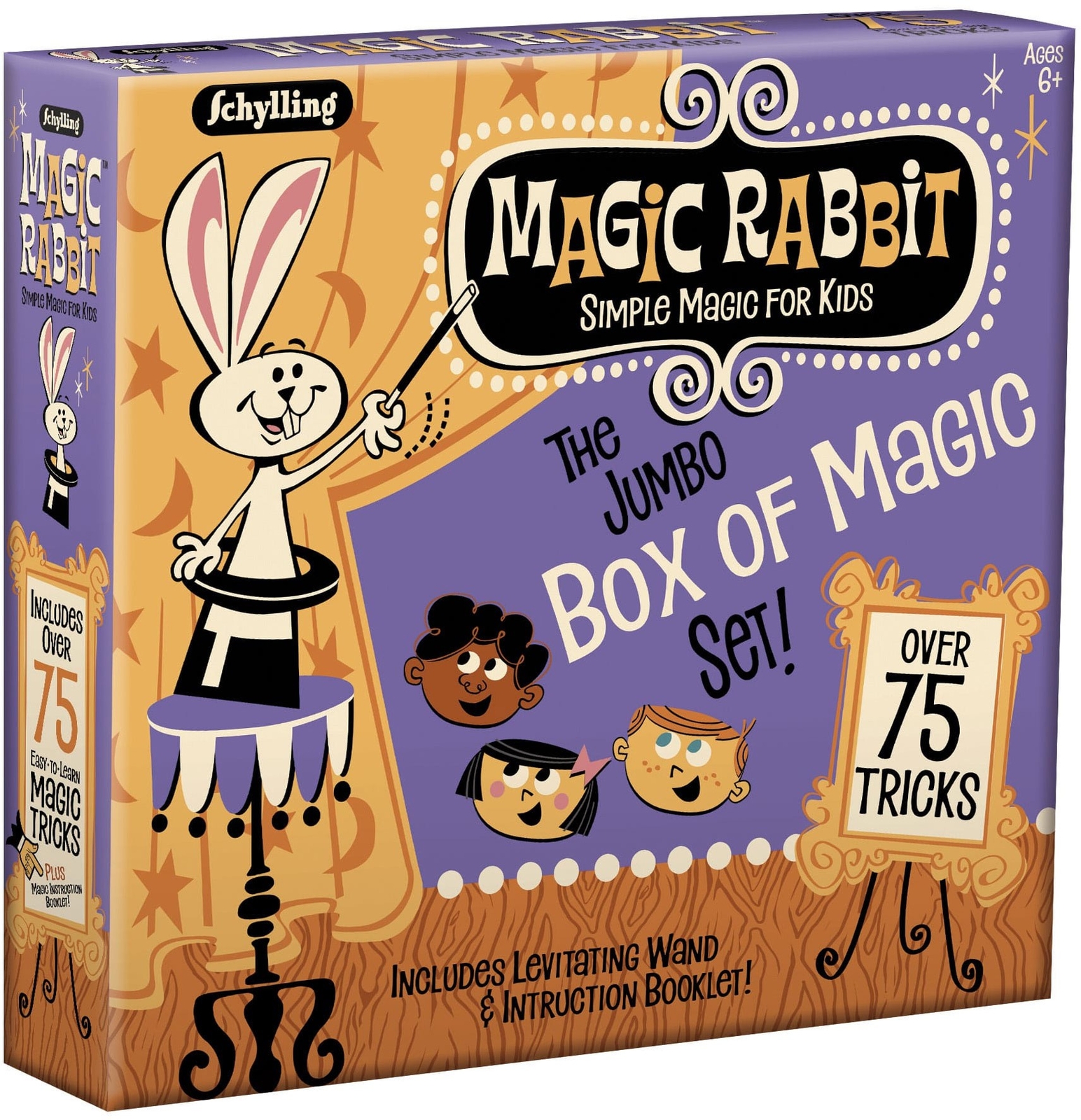 Magic Rabbit Jumbo Box of Magic Kit [Over 75 Easy to Learn Tricks!]