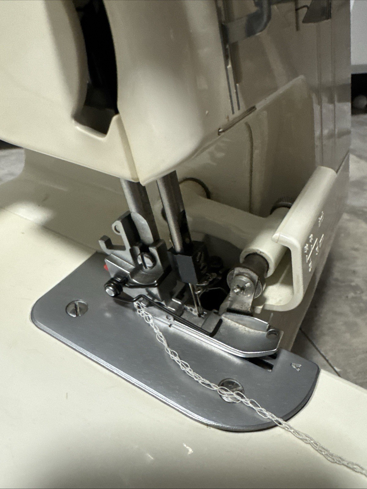 White Serger Speedylock Model #SL234D Untested No Pedal