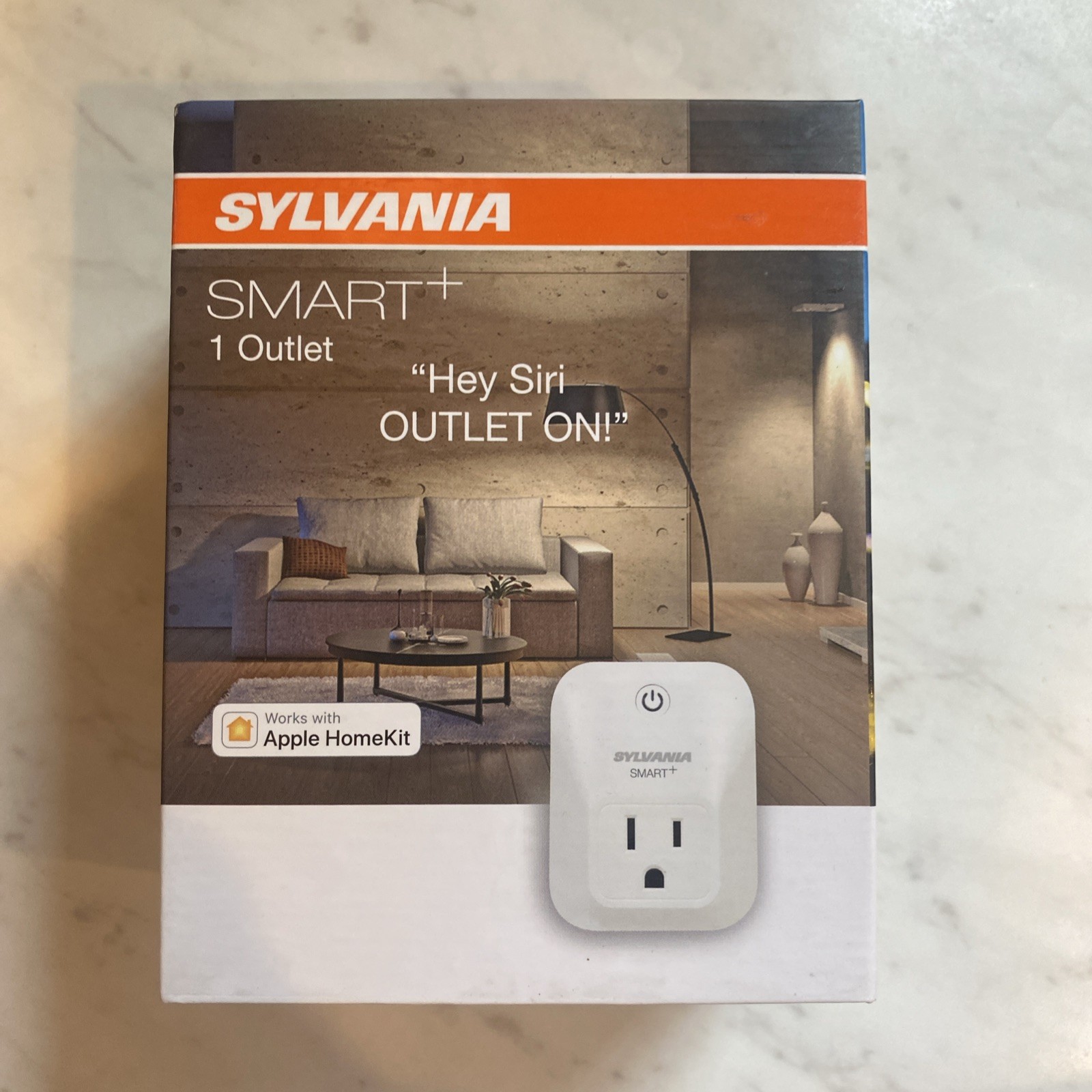New In Box Sylvania SMART+ Outlet - Bluetooth WiFi Wireless Voice Control Smart