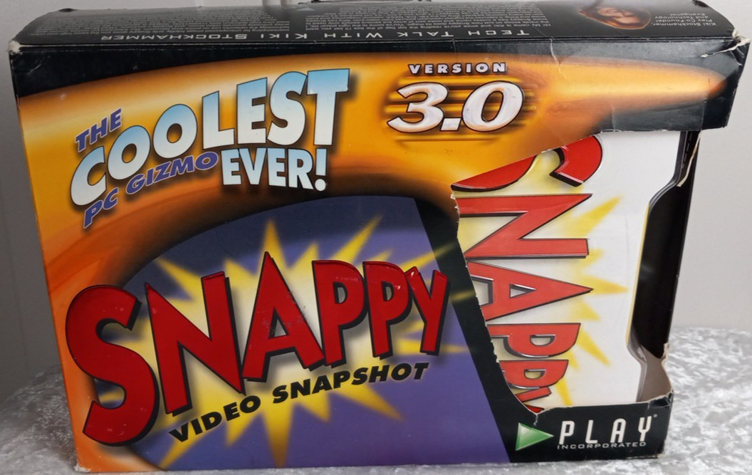 Vintage Snappy Video Snapshot PC Gizmo Version 3.0 software