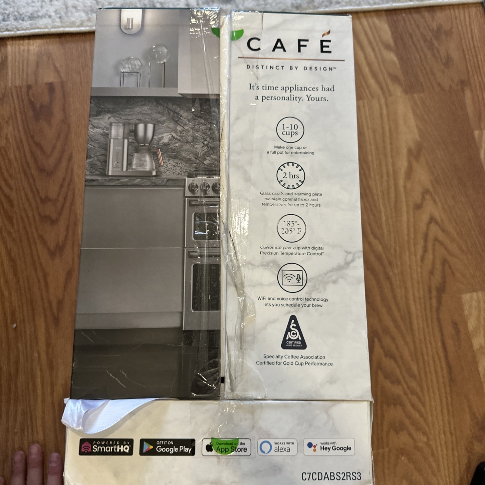 CAFE Specialty Drip Coffee Maker with Glass Carafe Stainless Steel