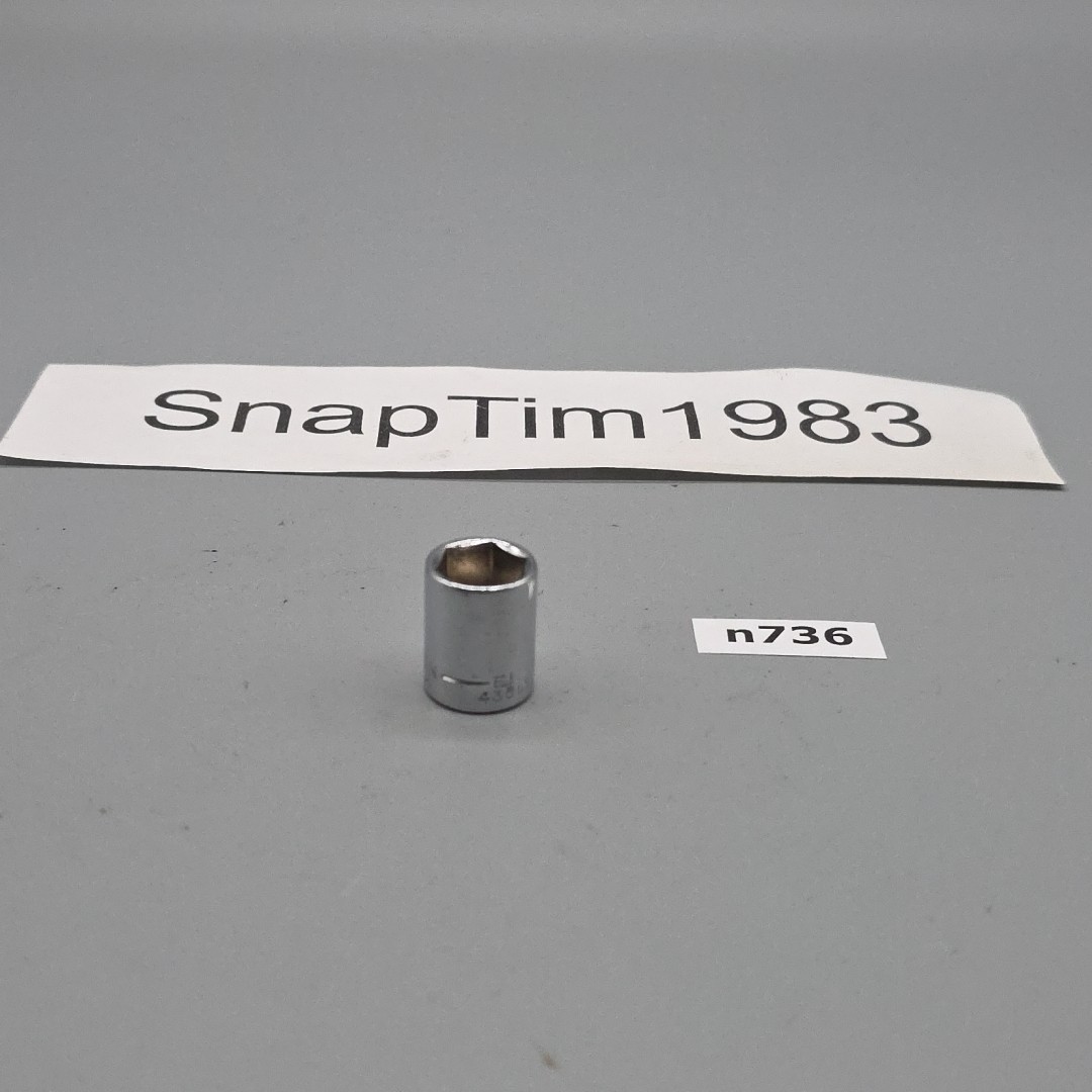 Craftsman Tools 12mm Metric 1/4" Drive 6 Point EE - 43513 Socket USA