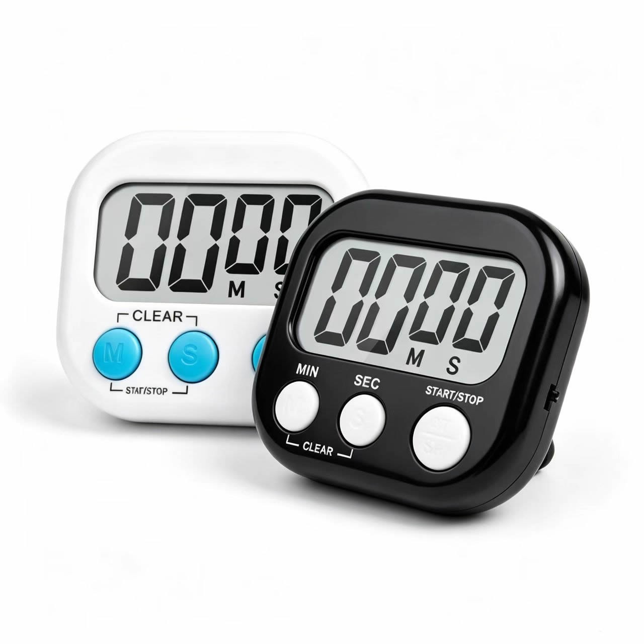 Large LCD Digital Kitchen Cooking Timer Count Down Up Clock Loud Alarm Magnetic