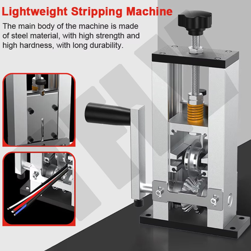 Wire Stripper Manual Wire Stripping Tool 1-25mm Cable Electric Peeling Machine