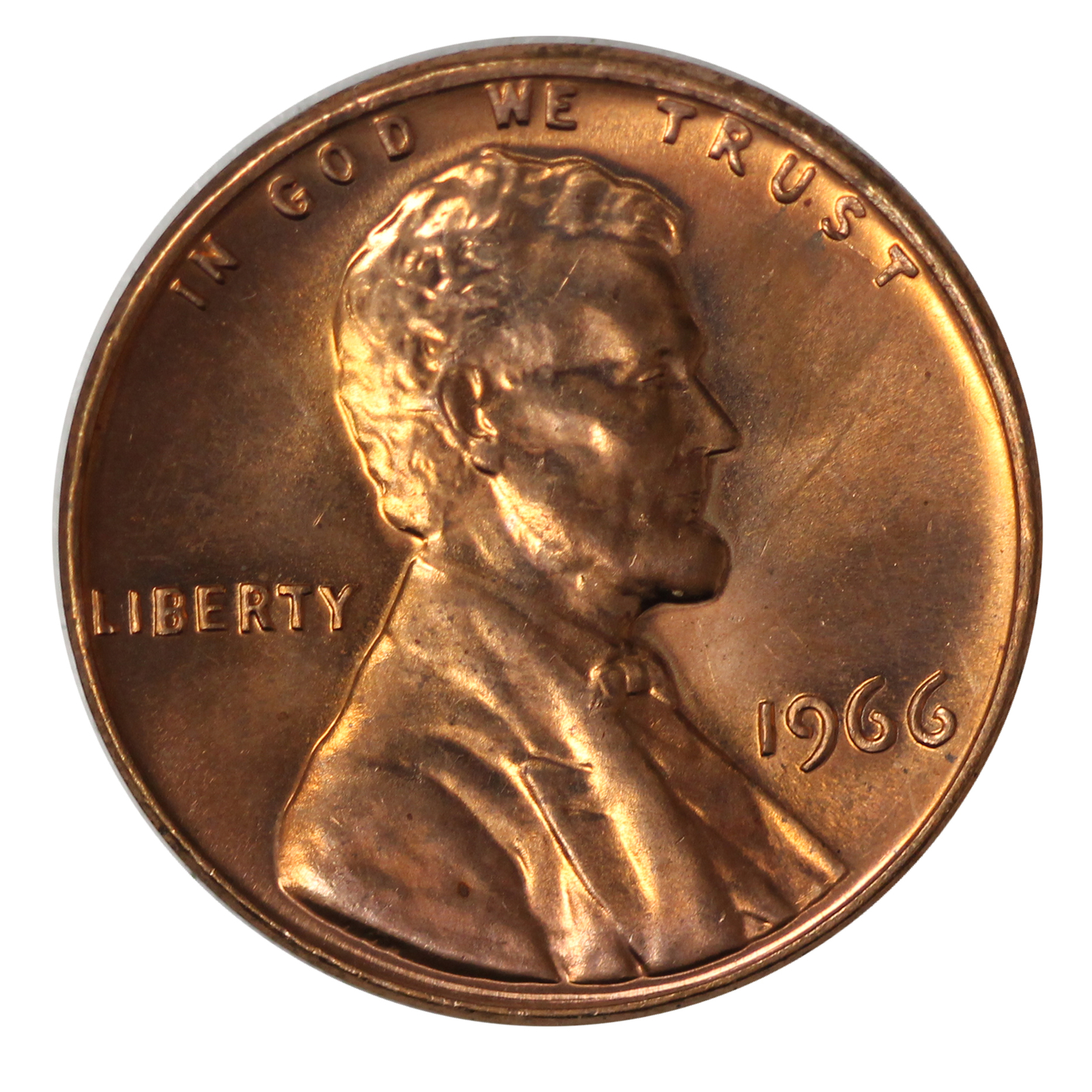 1966 Lincoln Memorial Cent SMS Single Coin