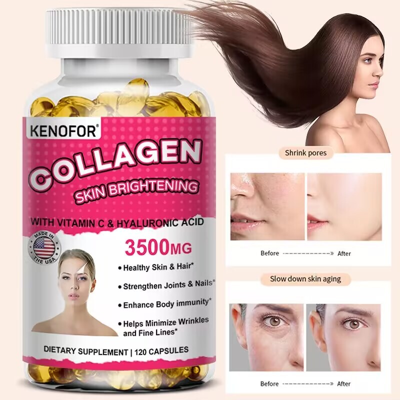 Glutathione Collagen Maintains Healthy Skin Hair Nails Joints 30-120 Capsules
