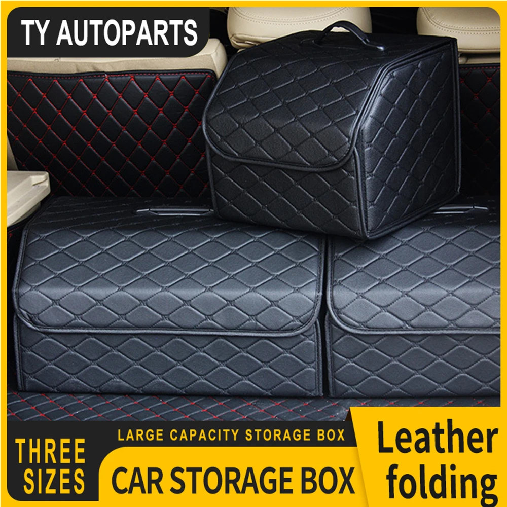 Car Trunk Organizer Box, Large Capacity, Auto Multiuse Tools, Storage Bag