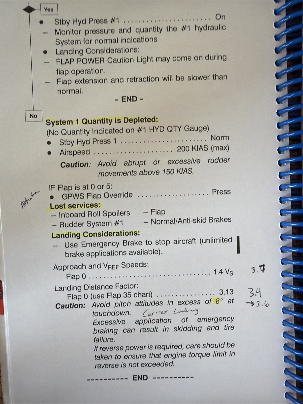 Flight Safety Dash 8 200 Series Bombardier Pilot Training Quick Reference Book