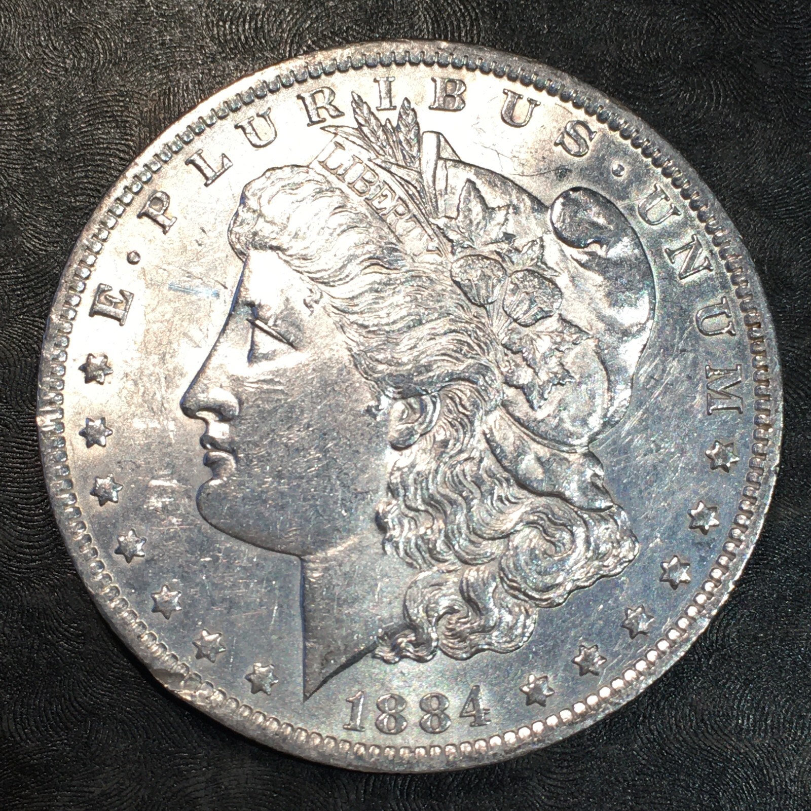 1884-O Morgan Silver Dollar - Cleaned - High Quality Scans #Q617